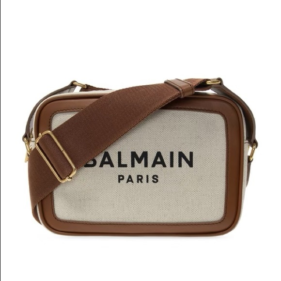 Balmain Shoulder Bag with Logo - Picture 2 of 7